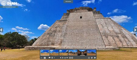 Visite virtuelle de Uxmal