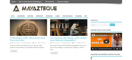 MayAzteque - Maya, Aztèque Olmèque... Le site des (…)