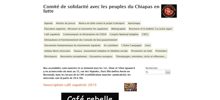 Comité de solidarité avec les peuples du Chiapas en lutte