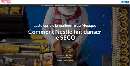 Malbouffe au Mexique : Nestlé fait danser le Secrétariat (…)