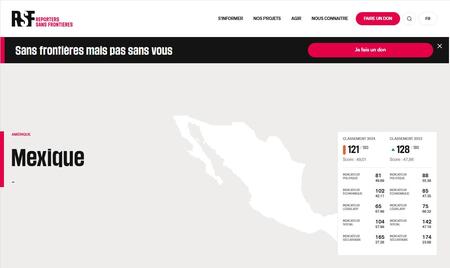 Reporters Sans Frontières RSF - Mexique