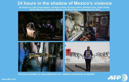 AFP : 24 heures à l'ombre de la violence du Mexique (…)