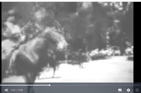 Le président Porfirio Diaz en promenade par Gabriel (…)