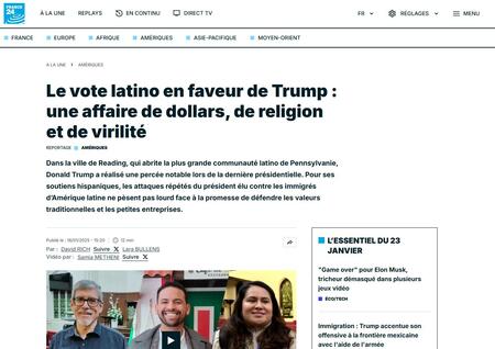 Le vote latino en faveur de Trump : une affaire de (…)