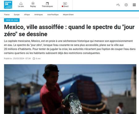 Mexico, ville assoiffée : quand le spectre du "jour (…)